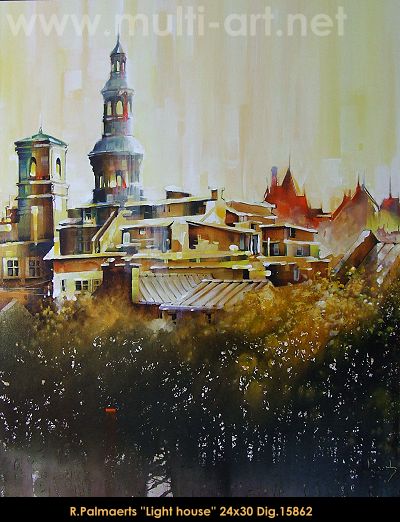 15862 - Roland Palmaerts - Light house - 30x24