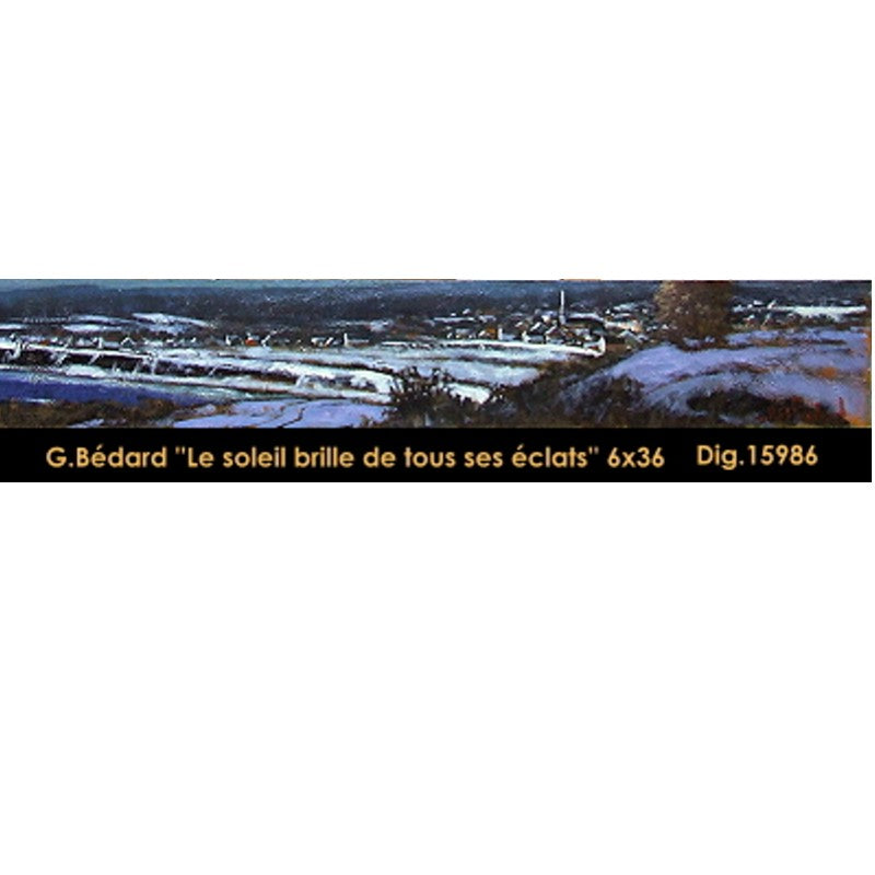 15986 - Gilles Bedard - Le soleil brille de tous ses éclats - 6x36