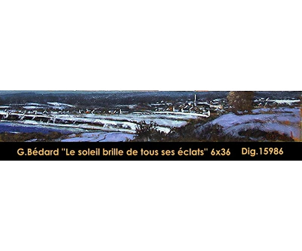 13596 - Gilles Bedard - Premiere neige - 6x36