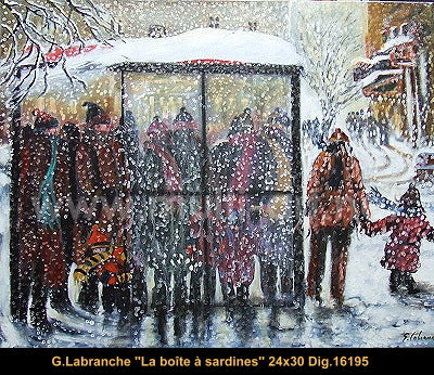 16195 - Gilles Labranche - La boite à sardines - 24x30