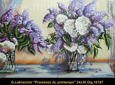 16197 - Gilles Labranche - Promesse du printemps - 24x36