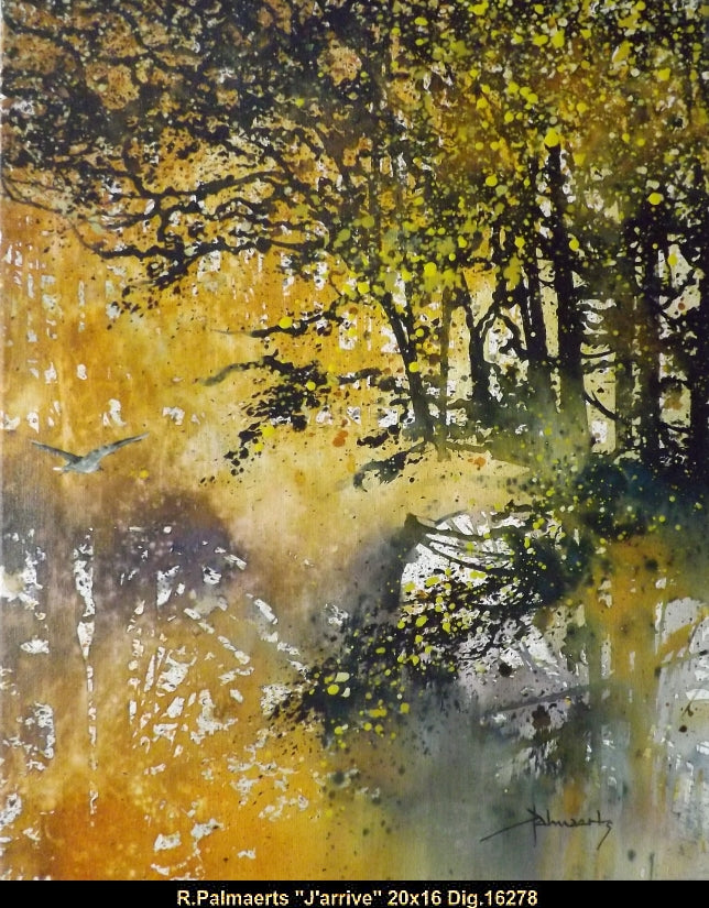 16278 - Roland Palmaerts - J'arrive - 20x16