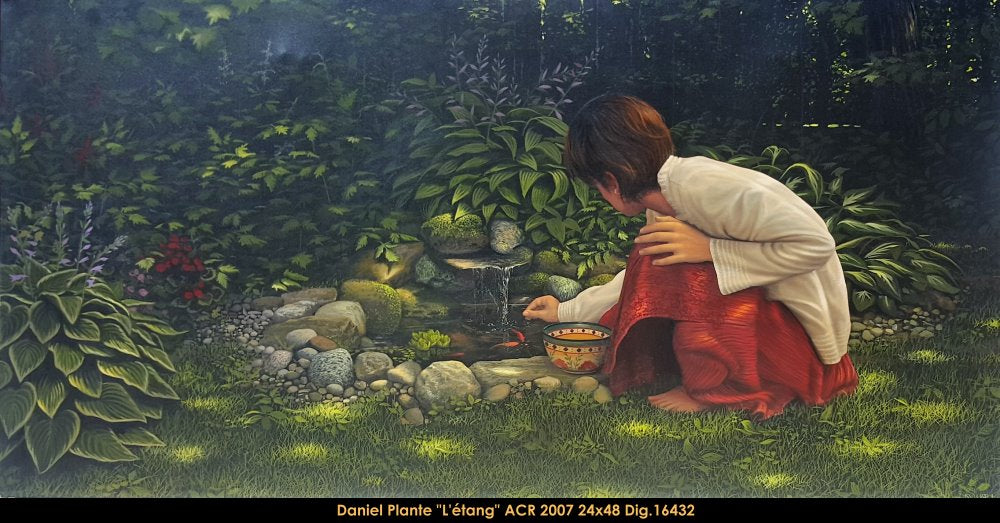 16432 - Daniel Plante - L'étang - 24x48