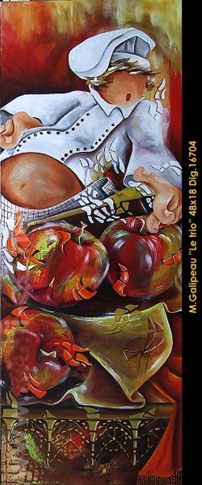 16704 - Marc Galipeau - Le trio - 48x18