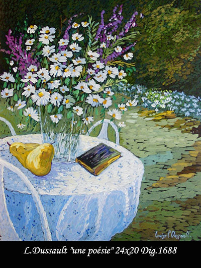 1688 - Une poésie - 24x20