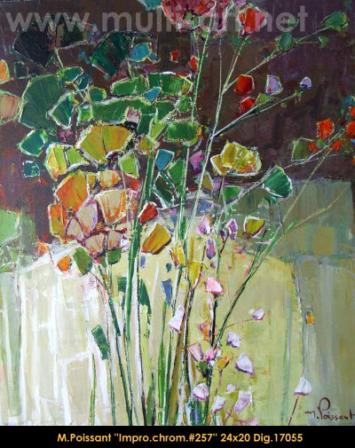 17055 - Marc Poissant - Improvisation chromatique #257 - 24x20