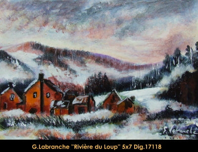17118 - Gilles Labranche - Rivière du loup - 5x7