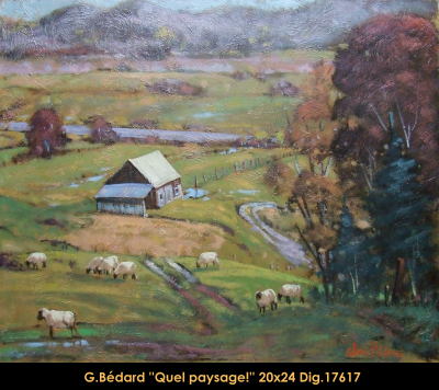 17617 - Gilles Bedard - Quel paysage - 20x24