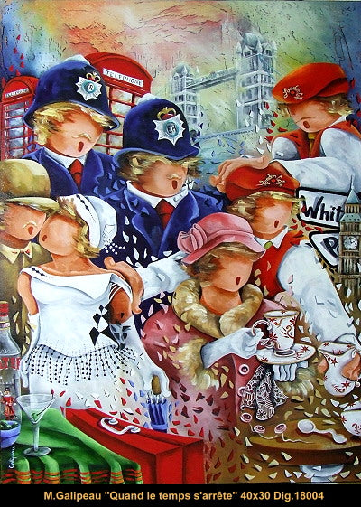 18004 - Marc Galipeau - Quand le temps s'arrête - 40x30
