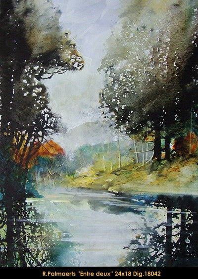 18042 - Roland Palmaerts - Entre deux - 24x18