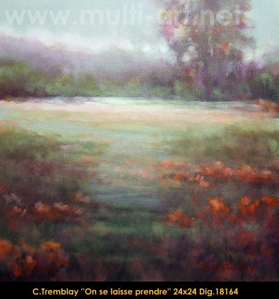 18164 - Claude Tremblay - On se laisse prendre - 24x24