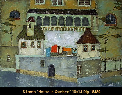18480 - Steven Lamb - House in Quebec - 10x14