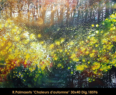18596 - Roland Palmaerts - Chaleurs d'automne - 30x40