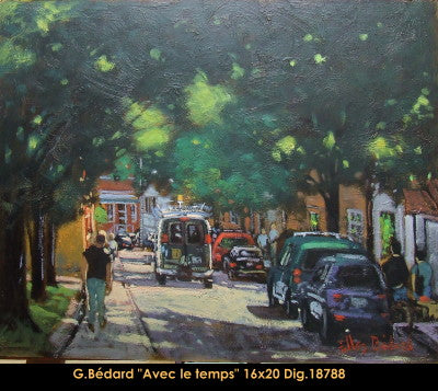 18788 - Avec le temps - GILLES BÉDARD - 16x20