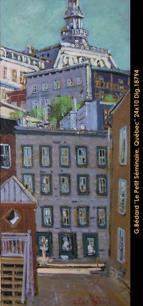 18794 - Gilles Bedard - Le petit séminaire, Québec - 24x10
