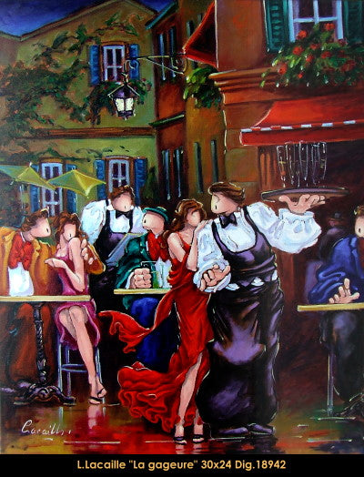 18942 - LACAILLE Lise - La gageure - 30x24