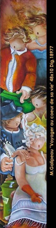 18977 - Marc Galipeau - Voyager au cœur de sa vie - 48x10