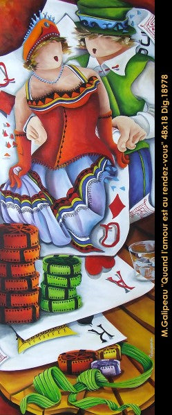 18978 - Marc Galipeau - Quand l'amour est au rendez-vous - 48x18