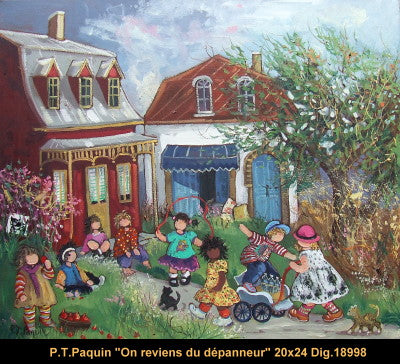 18998 - Pauline Paquin - On reviens du dépanneur - 20x24