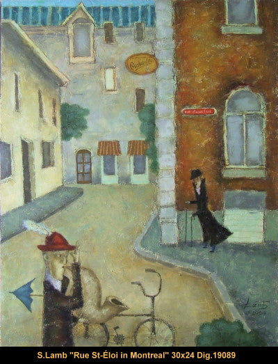 19089 - Steven Lamb - Rue St-Eloi, Montreal - 30x24