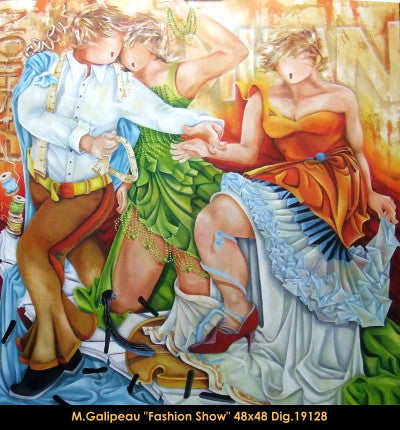 19128 - Fashion Show - MARC GALIPEAU - 48X48