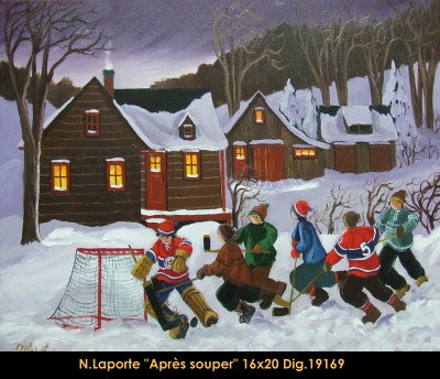 19169 - Nicole Laporte - Après souper - 16x20