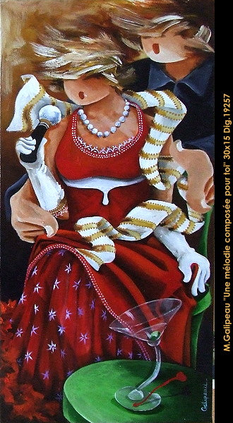 19257 - Marc Galipeau - Une mélodie composée pour toi - 30x15