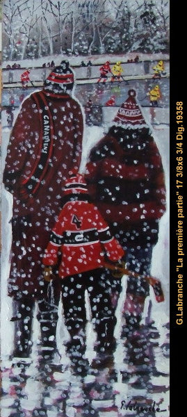 19358 - La première partie - GILLES LABRANCHE - 17 3/8x6 3/4