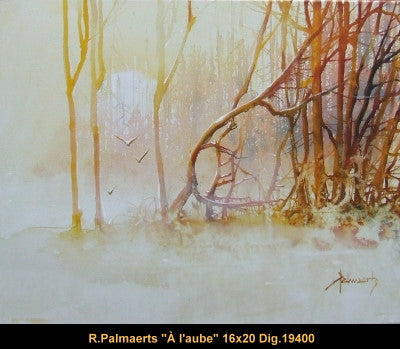 19400 - Roland Palmaerts - À l'aube - 16x20