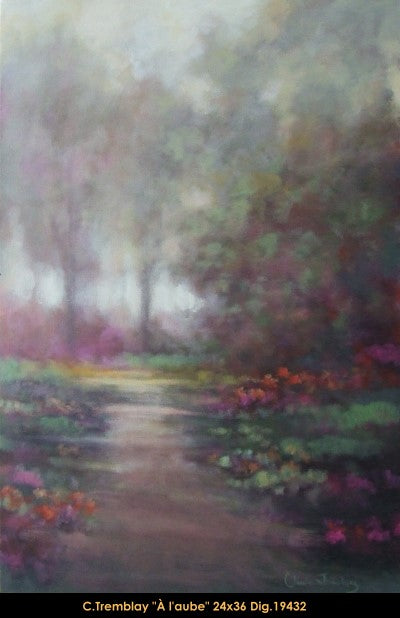 19432 - Claude Tremblay - À l'aube - 36x24