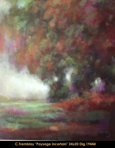 19444 - Claude Tremblay - Paysage incertain - 24x20