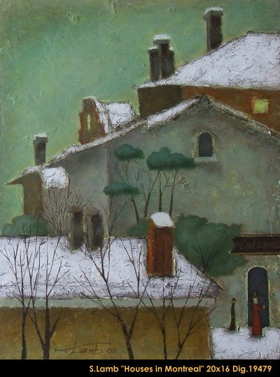 19479 - Steven Lamb - House in Montreal - 20x16