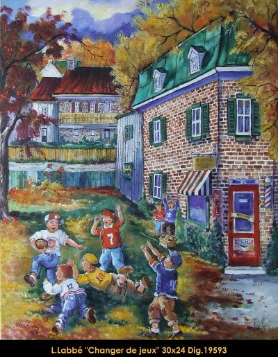 19593 - Lise Labbe - Changer de jeux - 30x24