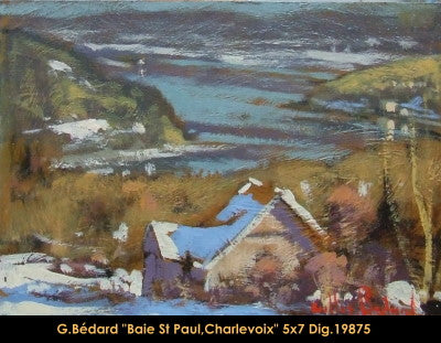 19875 - Gilles Bedard - Baie St-Paul - 5x7