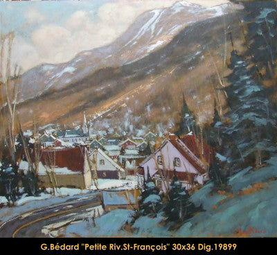 19899 - Gilles Bedard - Petite Rivière St Francois - 30x36