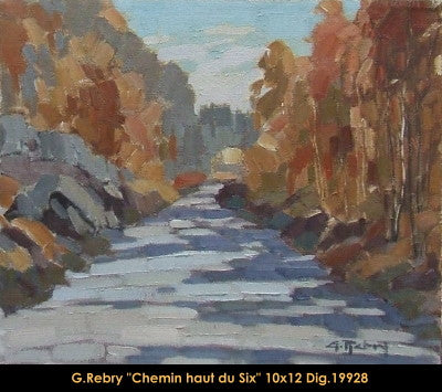 19928 - Chemin haut du 'Six'' - GASTON REBRY - 10x12