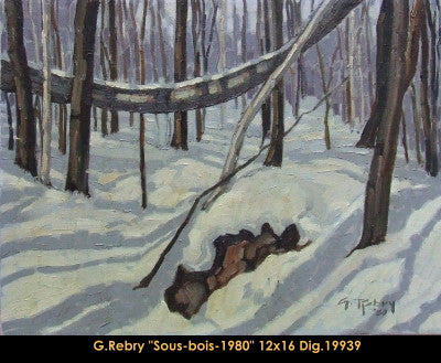 19939 - Sous bois - GASTON REBRY - 12x16