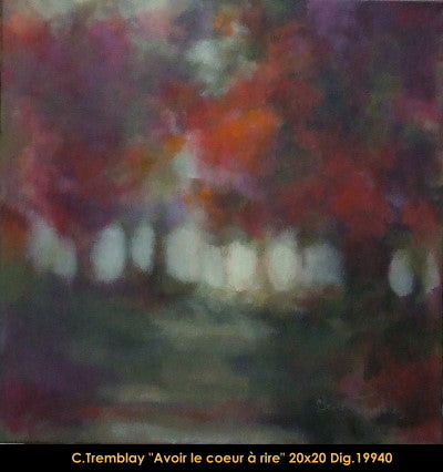 19940 - Avoir le coeur à rire - 20x20