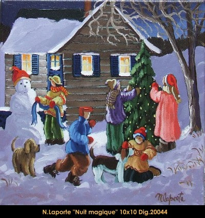 20044 - Nuit magique - NICOLE LAPORTE  - 10x10