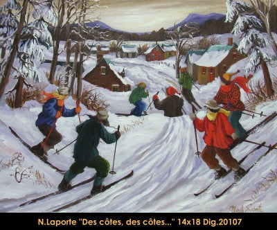 20107 - Nicole Laporte - Des côtes, des côtes... - 14x18