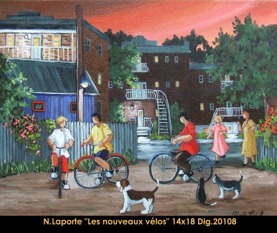 20108 - Les nouveaux vélos - 14x18