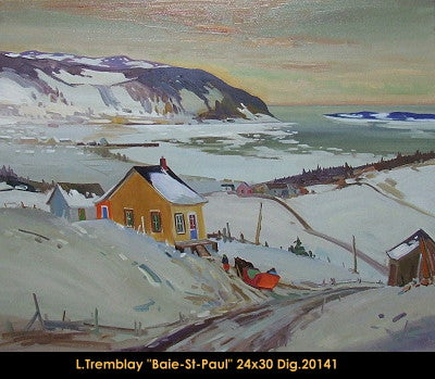 20141 - Louis Tremblay - Baie St-Paul - 24x30