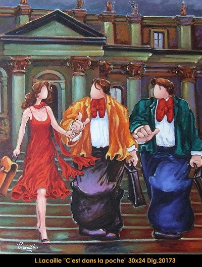 20173 - C'est dans la poche - 30x24