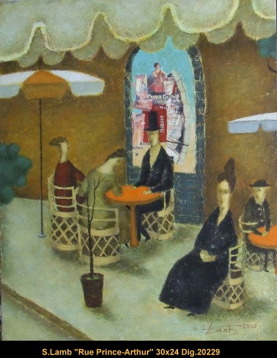 20229 - Steven Lamb - Rue Prince Arthur - 24x30