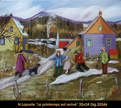 20346 - Le printemps est arrivé - 20x24