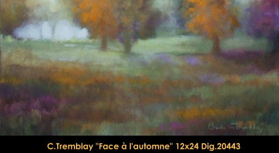20443 - Claude Tremblay - Face à l'automne - 12x24