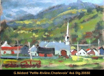 20550 - Gilles Bedard - Petite rivière Charlevoix - 4x6