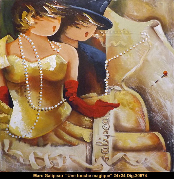 20574 - Marc Galipeau - Une touche magique - 24x24