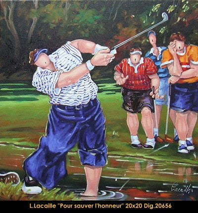 20656 -LACAILLE Lise -  Pour sauver l'honneur - 20x20