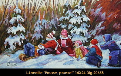 20658 - Pousse pousse! - 14x24